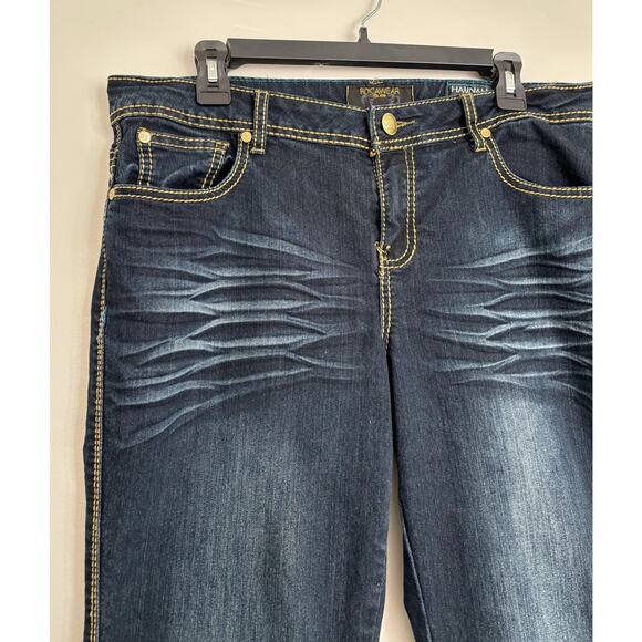 Dark Wash Rocawear Hannah Skinny Leg Jeans 14 - Picture 3 of 7